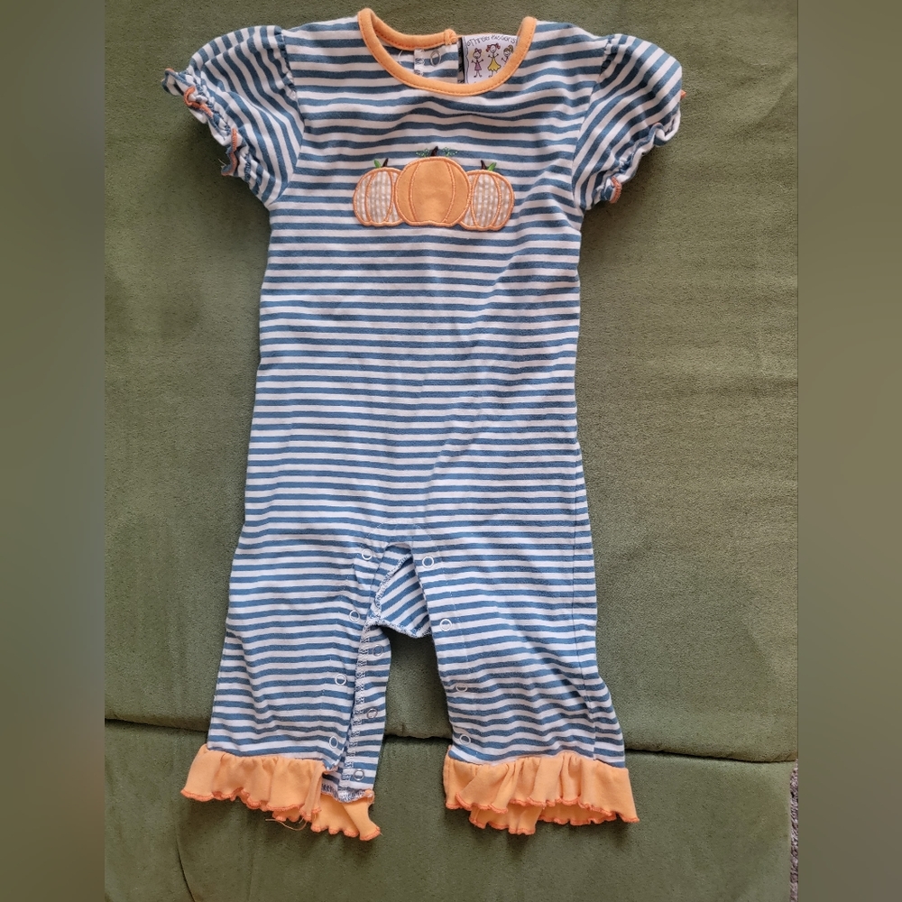 Three Sisters Pumpkin Romper